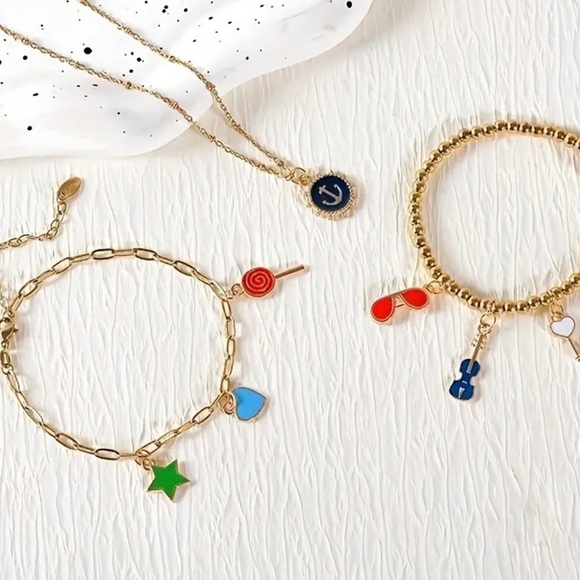 🔴 5 for $10 ONE Purple Cat Charm Pendant for Jewelry Making - Picture 9 of 9